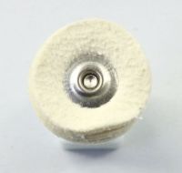20pcs 22mm Microfiber leather Wheel Miniature Polishing Brush