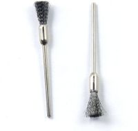 20pcs 5mm Crimped steel Pen Miniature Polishing Brush