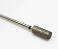 2.35mm Shank Sintered Diamond Flat End Cylinder Carving Burs for Lapidary, Jewelry & Engraving