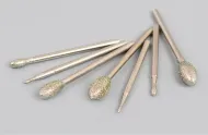 100pcs 3mm Shank Diamond Egg Shape Drill Bits