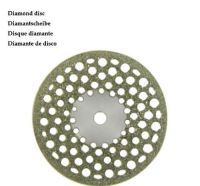 10pcs Set 2.35mm Shaft 19mm Diameter Full Face Hole Diamond Cutting Discs Cut-off Wheel Blades Set Comepatible with Dremel Rotary Tool
