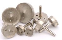 45mm Coarse Grit Nickel Electroplated Diamond Donut Burs Point Bits