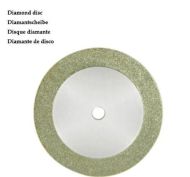 10pcs Set 2.35mm Shaft 13mm diameter Rim Cutting Diamond Mini Cutting Discs Cut-off Wheel Blades Set Comepatible with Dremel Rotary Tool 