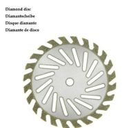 10pcs Set 2.35mm Shaft 35mm Diameter Rim Diagonal Seerated Oblique Slotted Diamond Mini Cutting Discs Cut-off Wheel Blades Set
